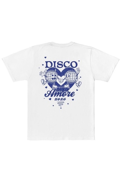 Bengi Clothing تي شيرت مطبوع بأكمام قصيرة وقصة كبيرة الحجم