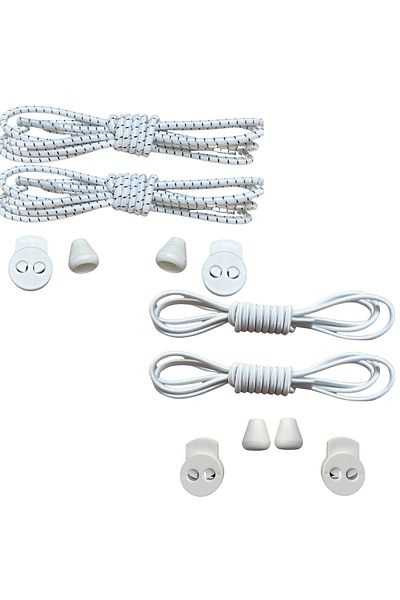 Mawrond Round, Elastic, Lock Release, New Generation, No-Tie Shoe Laces, 100 cm