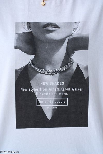 Bengi Clothing Μπλουζάκι με κοντό μανίκι με στάμπα
