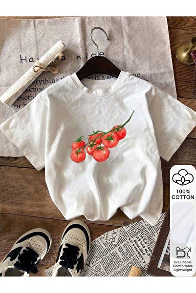 Jose Clothing Tricou imprimat cu mânecă scurtă cu croială supradimensionată