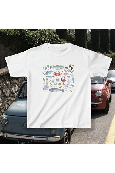 Jose Clothing Tricou imprimat cu mânecă scurtă cu croială supradimensionată