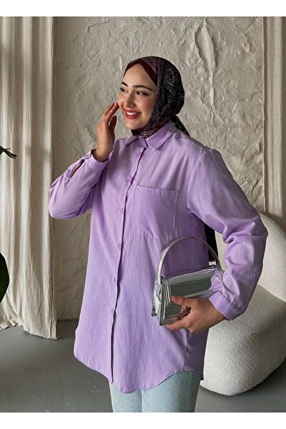 TANISA قميص سيريلينا الصيفي بدون بطانة بأكمام طويلة TNS-4142