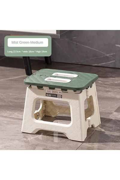Choice green 2024 Hot Netflix Thickened Folding Stool Mini Portable Outdoor Picnic Camping Chair Portable B