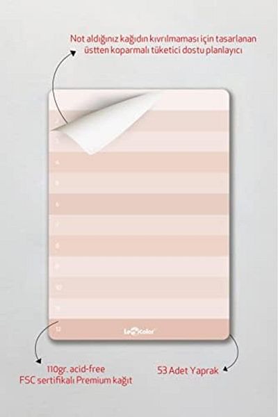 STOREMAX Svticaret Color Numbered Planner Block Natural Mhm 1053513