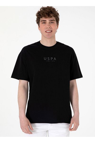 U.S. Polo Assn. U.S. Polo Assn. Crew Neck Black Men's T-Shirt Terran