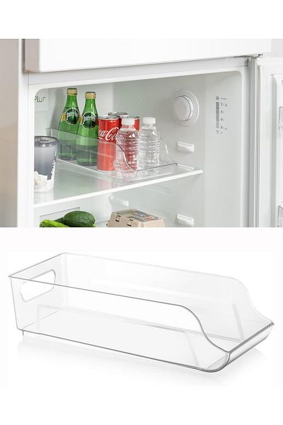STOREMAX Organize Your Kitchen and Refrigerator with Mu-Artshop Transparent and Stylish Acrylic Drink Organizer