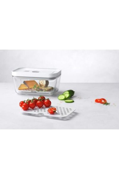 STOREMAX Sellbuystore Fresh & S Vacuum Accessories Set for Glass Boxes, M/L / 2-Piece 1053513
