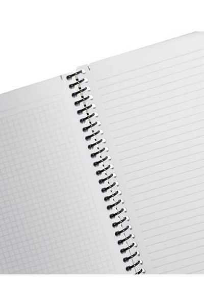 STOREMAX Muartshop Infinity Primary Series, A4, 4 Subject (3 Squares, 1 Line) 120 Sheets Pp Cover Spiral