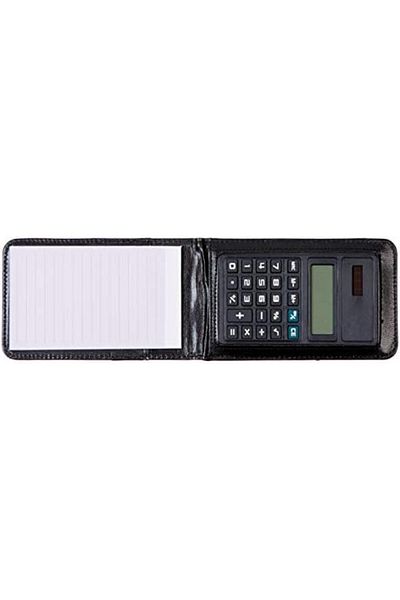 STOREMAX Sellbuystore Kn-125-L Thermo Faux Leather Notepad, Black 1053513