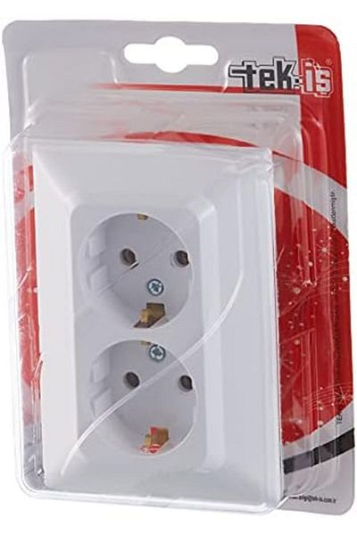 STOREMAX Svticaret Socket Grounded Recessed 2, White Mhm 1053513