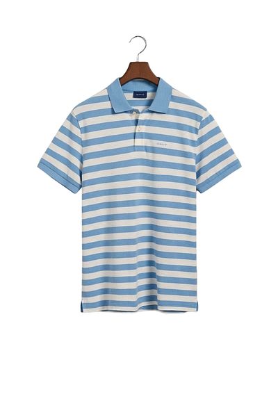 Gant Poloshirt Gestreiftes Pique Polo Kurzarmshirt