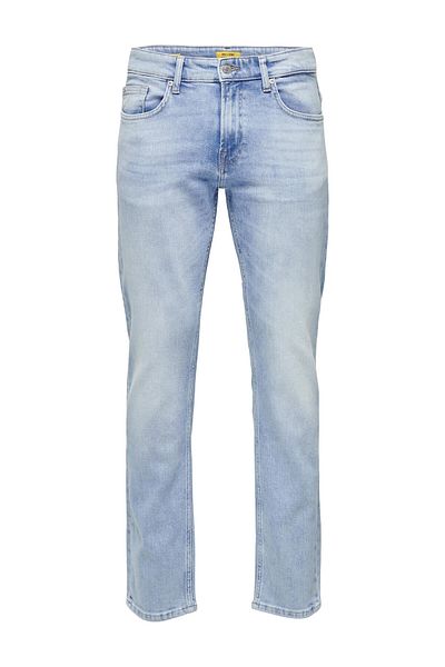 Only & Sons Hose Regular-Fit-Jeans Weft mit verdecktem Button Fly Verschluss und klassischem Reißverschluss in S