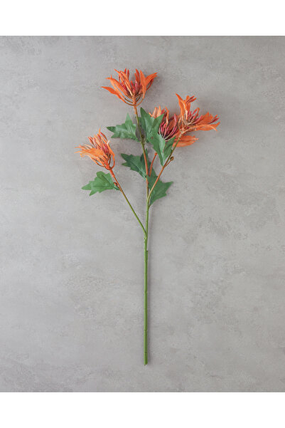 English Home Buena Tek Dal Yapay Çiçek 70 cm Turuncu