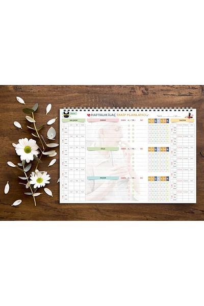 STOREMAX Mu-Artshop Planner A4 Size Weekly Medication Tracker Planner for Chronic Diseases Tnca