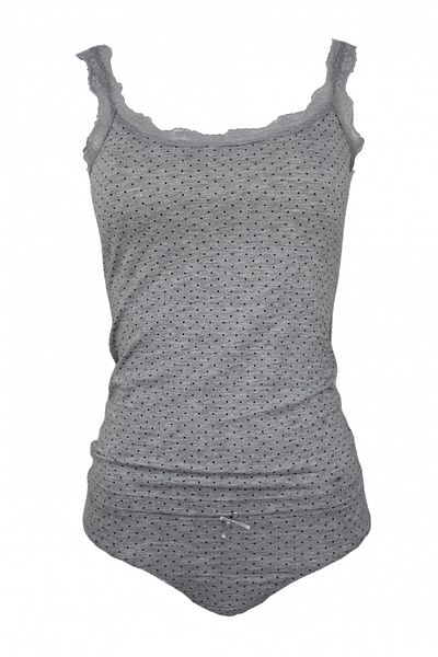 Magic dream Magic dream women's tank top and panties set, model 8137, Grey M INTL
