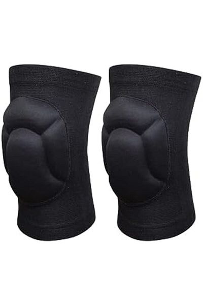 STOREMAX Sellbuystore Volleyball Knee Pad Relief Sponge Supported Goalkeeper Knee Pad Cks-200 Black L Size 1053