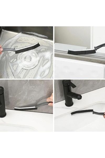 STOREMAX Ysstorex Multi-Purpose Multi-Fine Cleaning Brush between Joints Bathroom Kitchen Sink Detail Clear