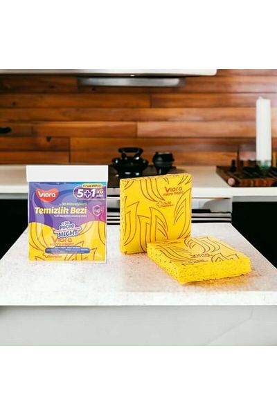 STOREMAX 6 Pack 30% Silver Ion Odor Storing Cleaning Cloth 35 * 34cm, Micromight Silver Ion Force Clean