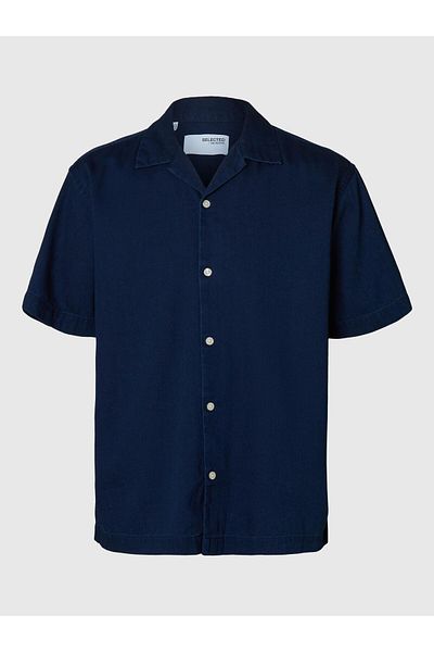SELECTED Jeanshemd Kurzarm