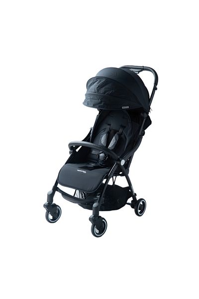 HAMILTON by Yoop Everyday Stroller - Quick Fold & Easy Store in Cabin Overhead Compartments, Black