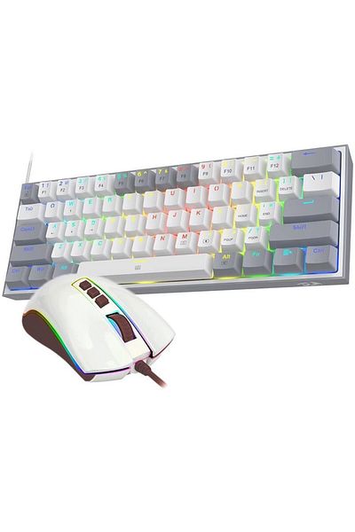 REDRAGON Kit tastatura gaming mecanica 60% si mouse cu fir Redragon RD-S131