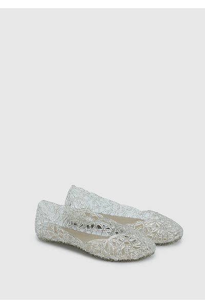 Twigy Girl's White Beach Slippers