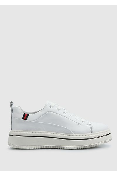Provoq Tenis pentru bărbați din piele albă