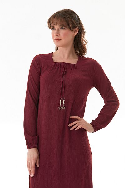 Fulla Moda Φόρεμα Fullamodest Wraped Fabric Plus Size με αξεσουάρ