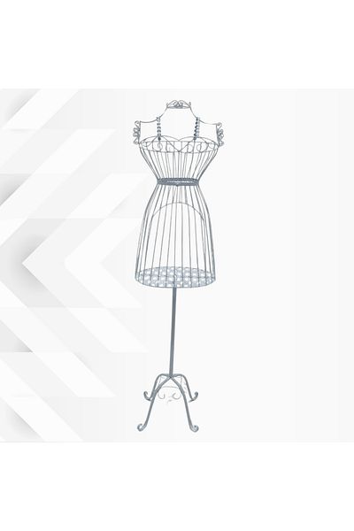 PixelsFurniture Pixel Furniture Female Mannequin, Wedding Dress and Clothes Display Mannequin with Flower Stand