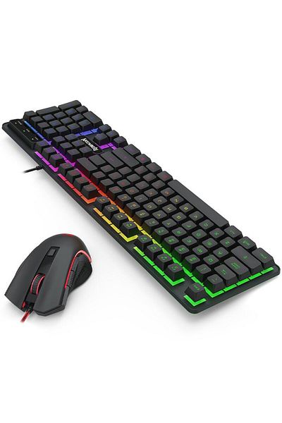 REDRAGON Kit gaming cu fir Redragon S137 Essentials 4 in 1 - mouse
