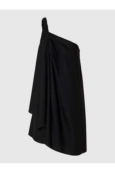 SELECTED One-Shoulder Kleid Geflochtenes