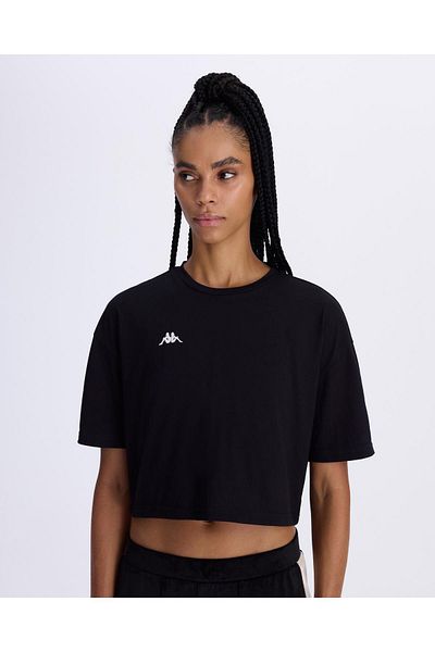 Kappa Authentic Avril T-Shirt Women's Black Comfort Fit T-Shirt