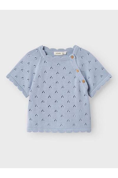 Lil' Atelier Stricktop Kurzarm
