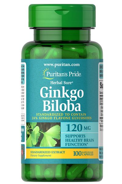 Puritan's Pride Ginkgo Biloba 120 mg – 100 Capsules