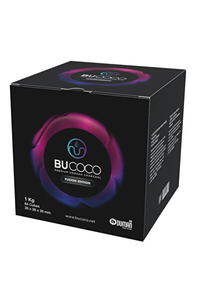 Bucoco Oduman 26mm Küp Nargile Kömürü - 1kg