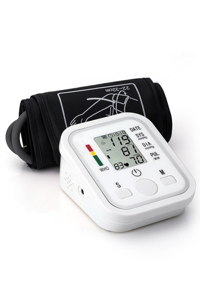 Arm Style Automatic Upper Arm Blood Pressure Monitor With Large Lcd Display – Digital & Accurate