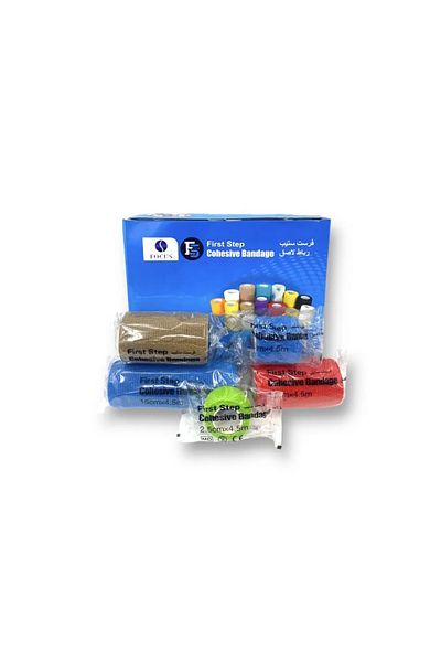 First Step COHESIVE BANDAGES 2.5CM