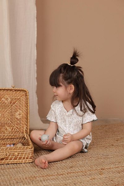 OhlalaKoala Ivy Print Girls Shorts Set