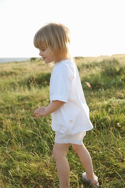 OhlalaKoala Oversize White T-shirt and Shorts Set