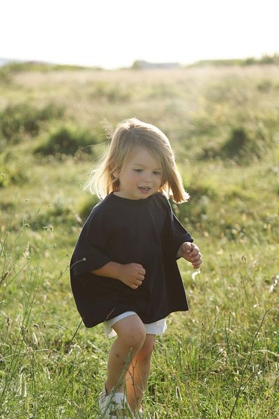 OhlalaKoala Oversize Navy Blue T-shirt and Shorts Set