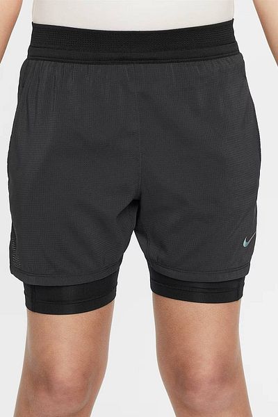 Nike Multi Tech Dri Fit ADV νεανικό παιδικό σορτς προπόνησης 2 ιντσών με κολάν μαύρο