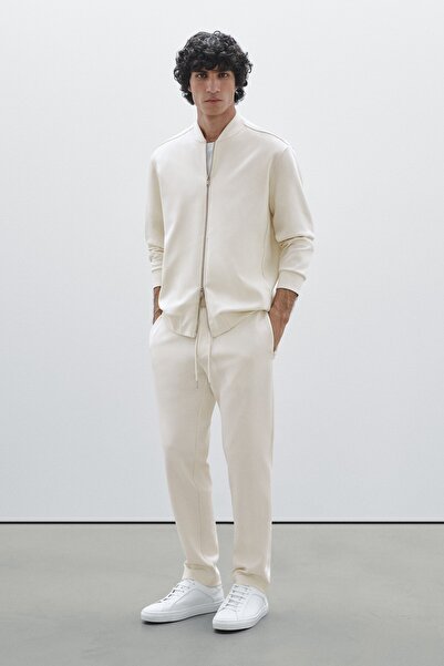 Massimo Dutti Pamuk karışımlı jogger fit pantolon