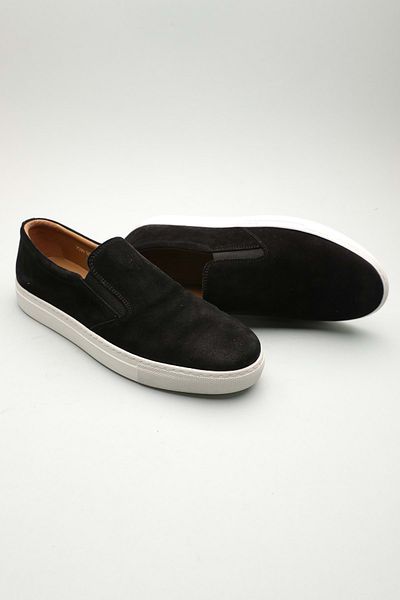 Gondol Loafer clasic pentru bărbați din piele naturală, piele de căprioară neagră 41 ttx. 601119