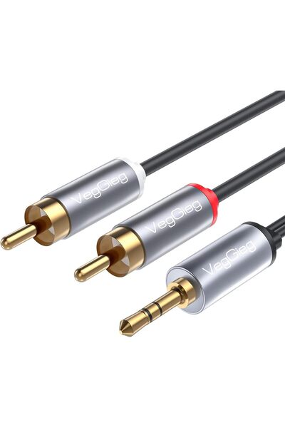 STOREMAX goldtrack 3.5mm Aux To 2 RCA Hi-Fi Ses Kablosu 20 Metre goldbeam 995340