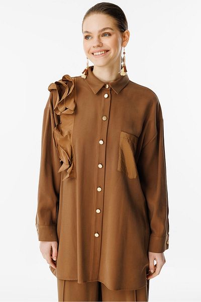 Ghisa Camel Shoulderable Suit