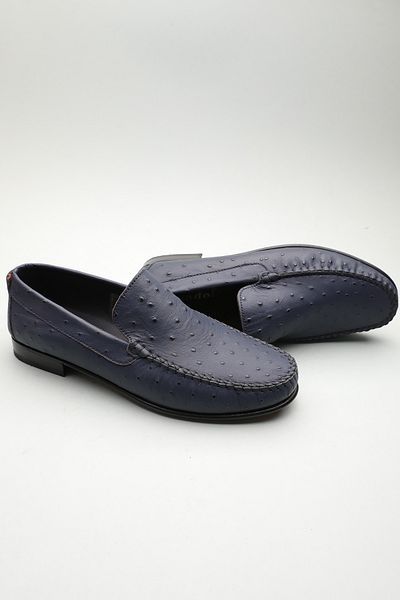Gondol Men's Genuine Leather Classic Leather Navy Blue 43 Ttx.167