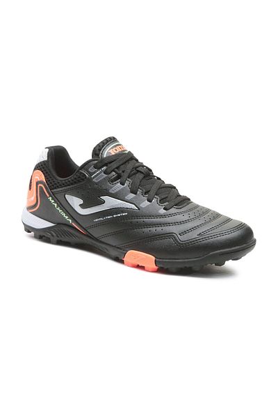 Joma Maxima 2301 - Černé a oranžové pánské polní boty Astroturf