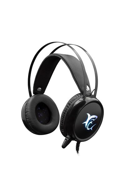 WHITE Casti Gaming White Shark MARGAY Over-Ear