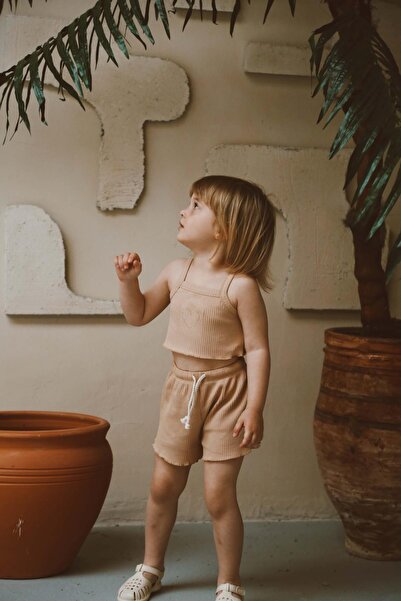 OhlalaKoala Strappy Crop Top and Shorts Set - Heart