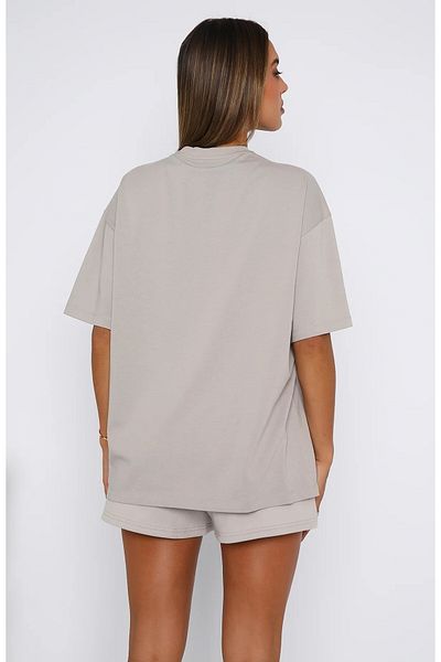 The Champ Clothing Wf Printed Relaxed Cut 100% Cotton Short T-Shirt Set